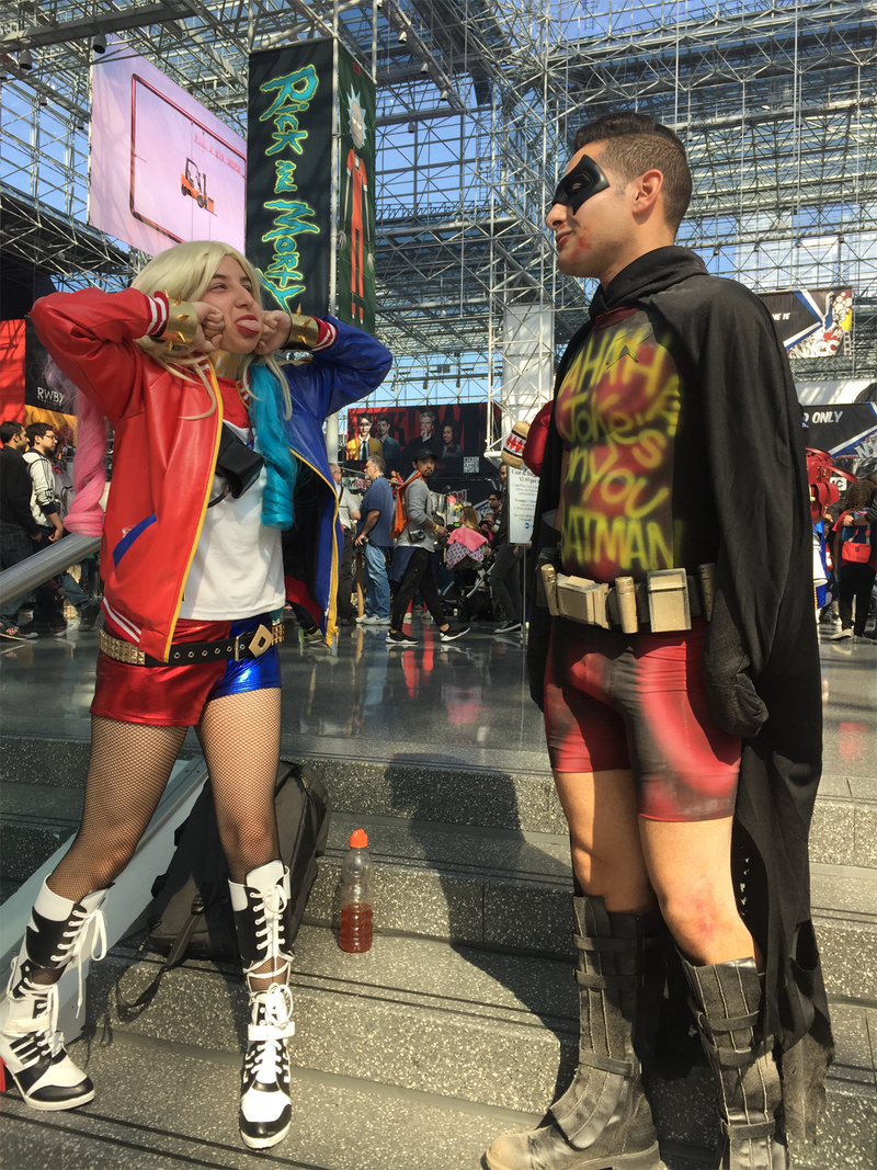 Suicide Squad Harley makes fun of the poor dead Robin of the DC movieverse.